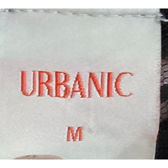 Urbanic Black Mesh Button-Up Cover-Up Dress M goth grunge whimsygoth beachwear - Picture 6 of 9